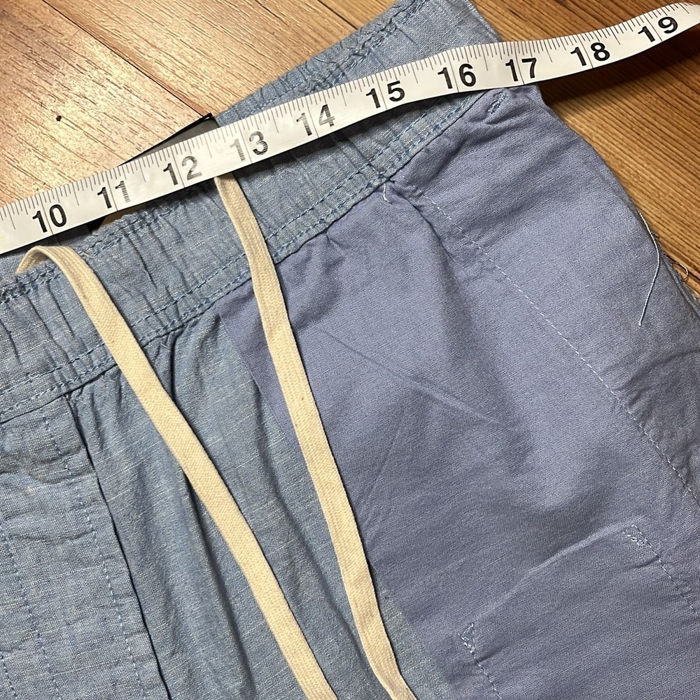 Light Blue Drawstring Shorts - Picture 7 of 7